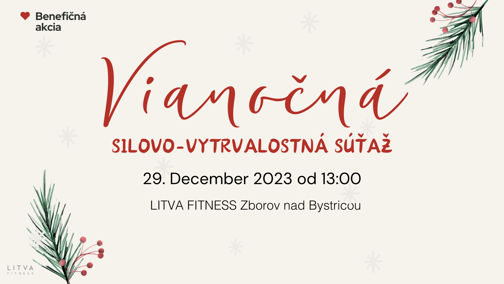 Vianočná silovo-vytrvalostná súťaž s mini trhom